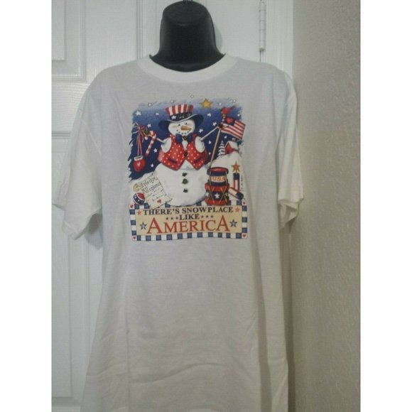 Fourth Of July There's Snow place Like America Lig - Picture 1 of 4